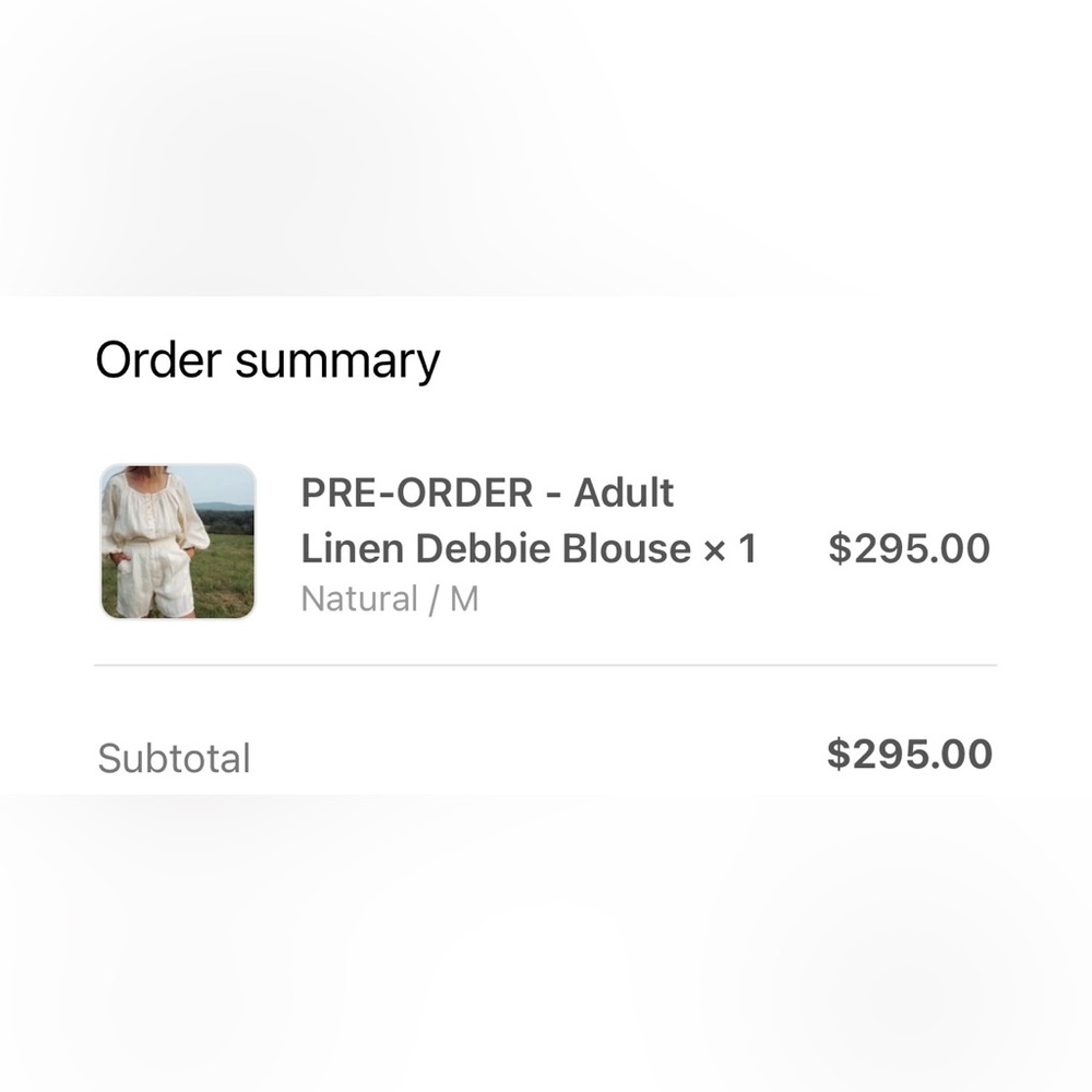 Rudy Jude Medium Linen Debbie Blouse - NWT - Picture 12 of 14